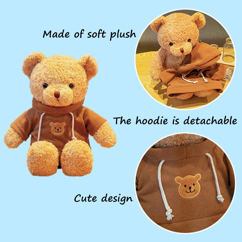 BSVOME 11.8 inches Teddy Bear Stuffed Animals Soft Plush Cute Teddy Bear Doll for Boys Girls (Red) - Image 5