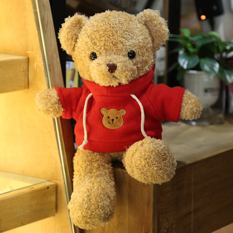 BSVOME 11.8 inches Teddy Bear Stuffed Animals Soft Plush Cute Teddy Bear Doll for Boys Girls (Red) - Image 4