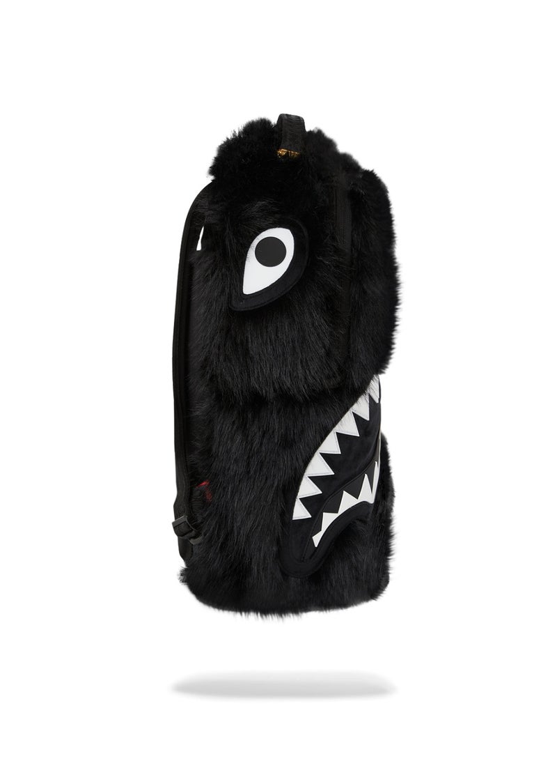 SPRAYGROUND SG FUR CRAY BLACK BACKPACK - Image 3
