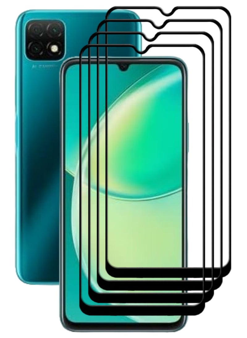 ACLIX 4 Pieces Antistatic ESD Dustproof Premium Quality High Definition Tempered Glass Screen Protector Designed For Huawei nova Y60 - Image 1