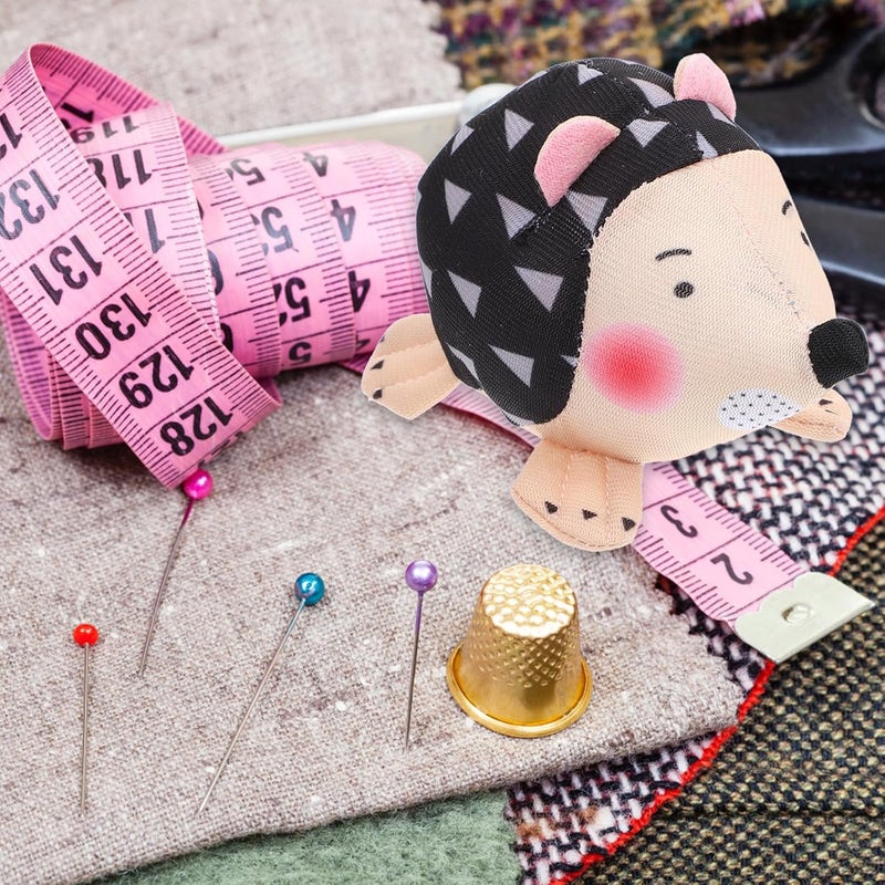 KJHBV Hedgehog Pin Cushion Set 2pcs Sewing Needle Organizer Portable Embroidery Needles Holder Cute Animal Pincushions for Home Sewing and Needlework Accessories - Image 4