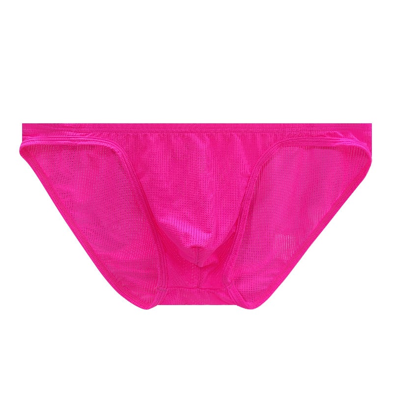 0850 Solid Color Mesh Men's Briefs Sexy High-Cut Low-Waist Bikini Small Brief BS839 - Image 4