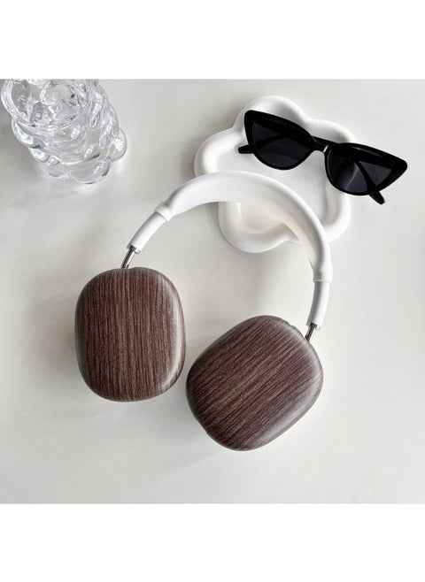 For Apple AirPods Max Headset Case Max Wood Grain Headset Bluetooth Headset Case-color:Headphone Cover-Applicable Models:For Apple AirPodsMax