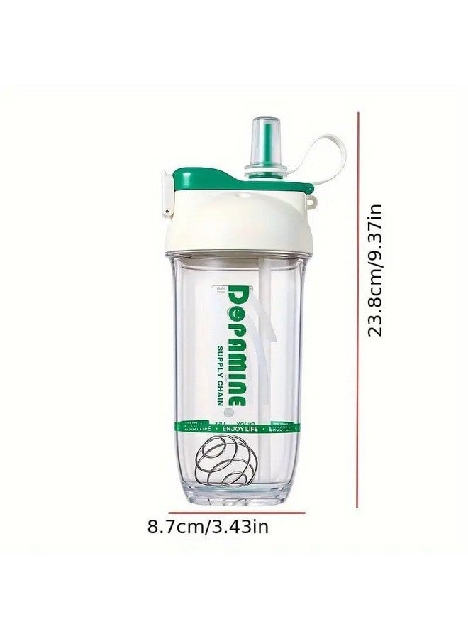 SADRUCHI SADRUCHI 750ml Leakproof Protein Shaker Bottle with Stirring Ball - BPA-Free, Portable Blender Cup for Leakproof Oval Blender Bottle with Mixing Ball for Gym and Fitness, and Travel  - Image 5