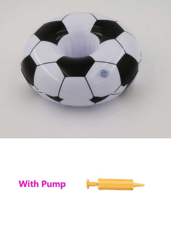 Loquat Football Shape Inflatable Swimming Pool Portable Cup Holder