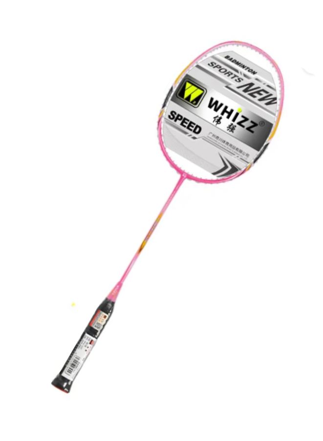 Whizz S520 Badminton Racket Set For Family Game, School Sports, Lightweight With Full Cover For Indoor And Outdoor Play, Intermediate, Senior Level, Pink - Image 1