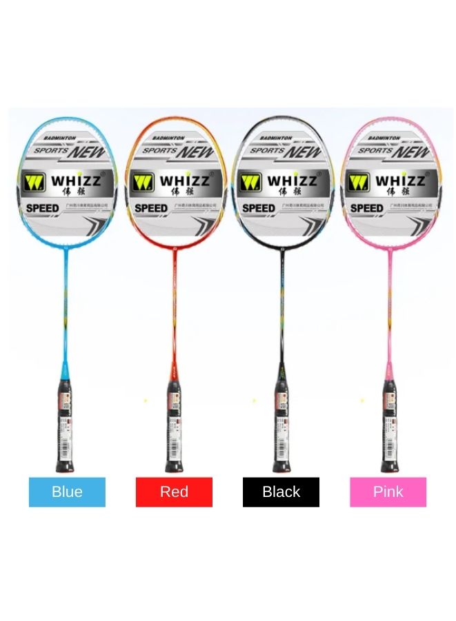 Whizz S520 Badminton Racket Set For Family Game, School Sports, Lightweight With Full Cover For Indoor And Outdoor Play, Intermediate, Senior Level, Pink - Image 5