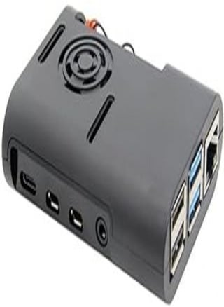 Black ABS Case Wide 40Pin GPIO Port Support Fans Installed for Raspberry Pi 4B (559) - pzsku/Z3D48923299F92BEE89D6Z/45/_/1713826018/fc150a6d-1765-4066-a716-873342ea6fe8
