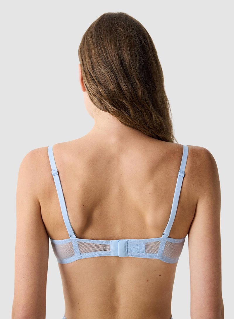 Penti Lotus Lace Sutyen Blue Bra - Image 4