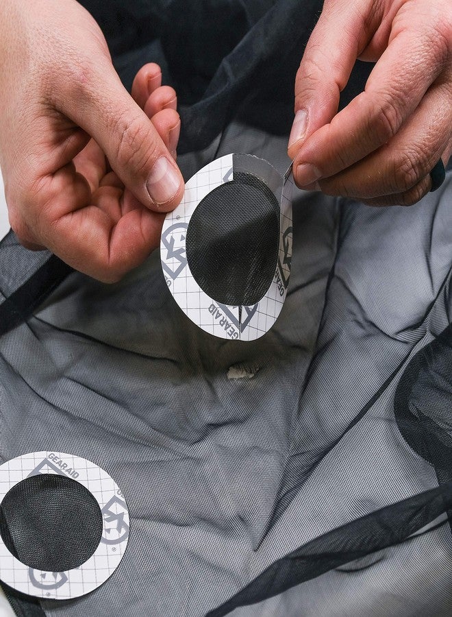 GEAR AID Tenacious Tape Mesh Patches for Repairing Holes in Tents, Bug Screens, Mosquito Netting, No-See-ums and More, 3” Rounds - Image 3