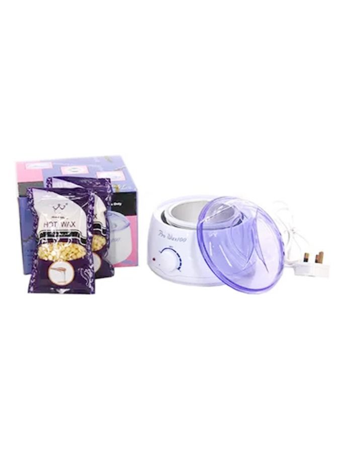 Prowax 100 Waxing and waxing apparatus for hair removal with two Honey waxes - white - Image 1