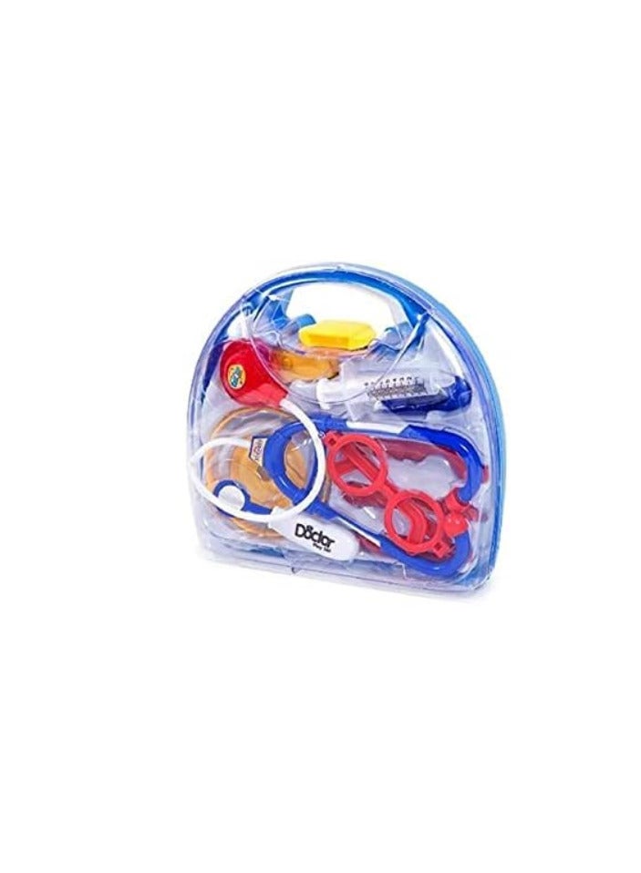 Doctor Play Set with Foldable Case, Doctor Toy Kit, Compact Medical Accessories Play Set, Pretend Play Sets, Doctor Tools Toy for Kids. (pediatrician tool set) - Image 1