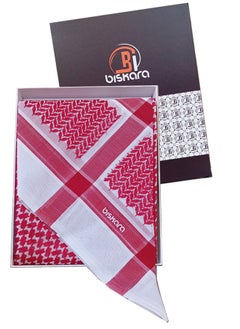 biskara Shemagh Biskara Red Excellent Material 