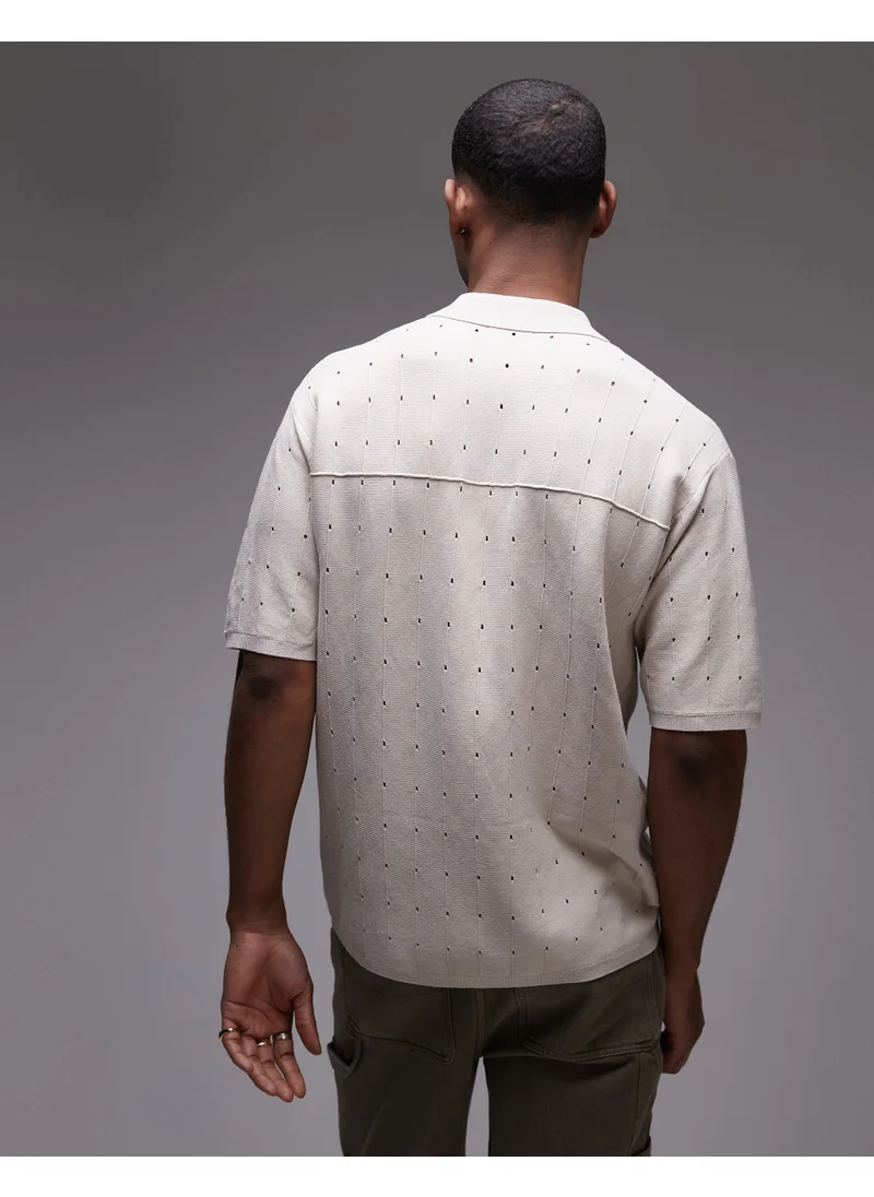 توب مان Knitted Polo