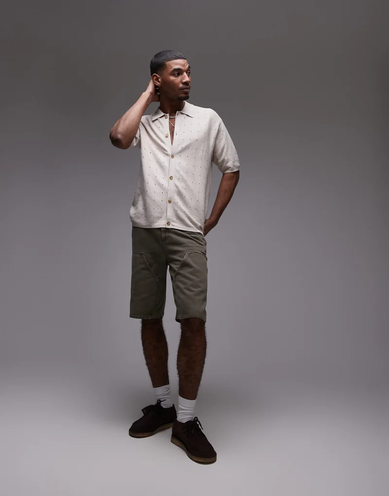 TOPMAN Knitted Shirt