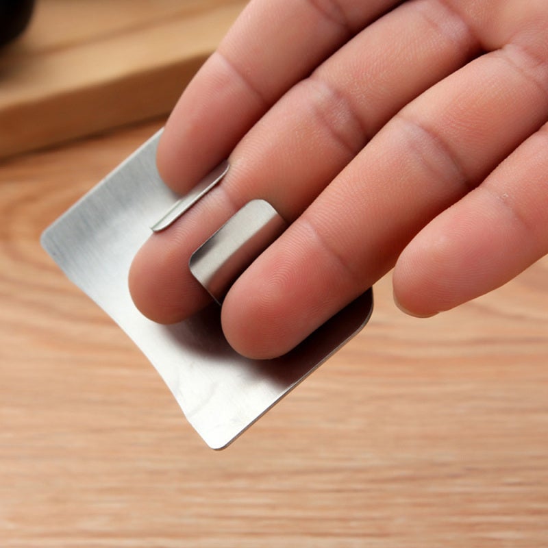 1 PC 304 Stainless Steel Finger Protector Hand Slicing Cutting Guard Shield Safe Kitchen Cooking Tool Gift Gadget - Image 2