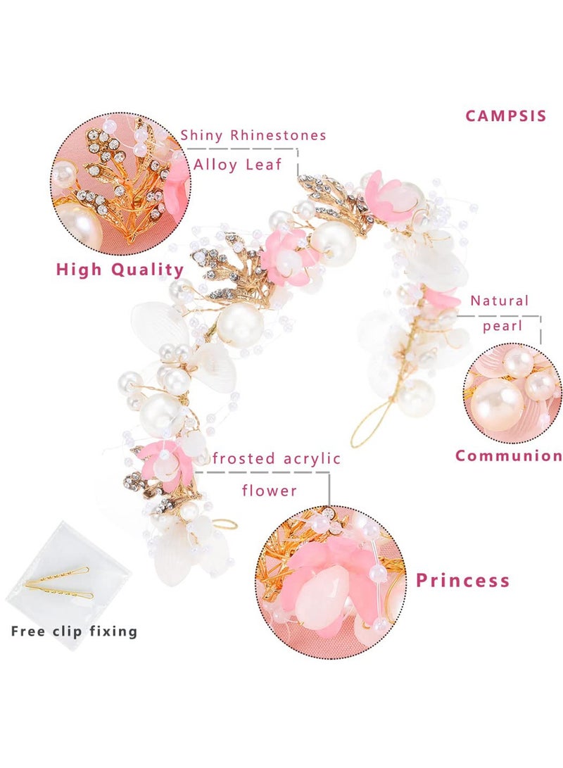 Girls' Hair Band Headdress, Children's Hairpin Clips at the Back of the Head, Anti-Slip Headband and Hair Accessories for Styling, Fashionable Girls' Hair Accessories for Hair Management  - Image 3