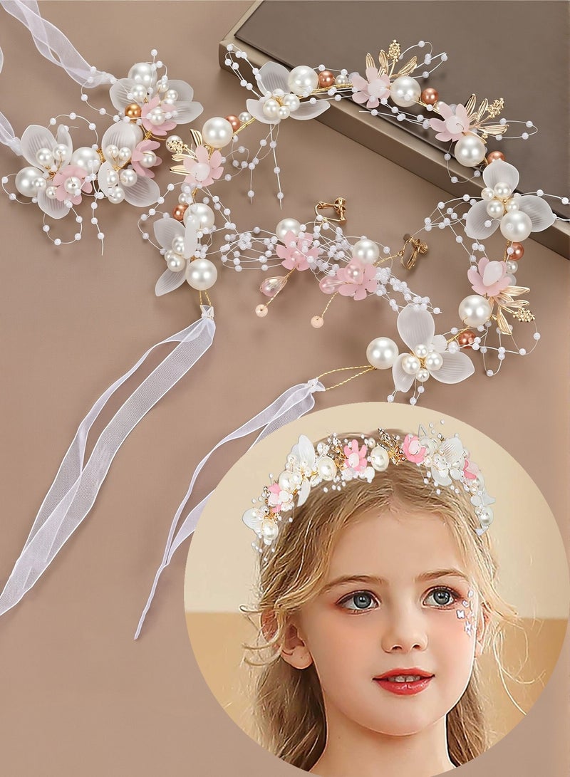 Girls' Hair Band Headdress, Children's Hairpin Clips at the Back of the Head, Anti-Slip Headband and Hair Accessories for Styling, Fashionable Girls' Hair Accessories for Hair Management  - Image 1