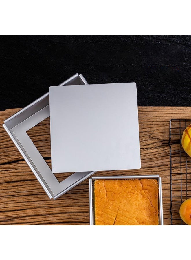 Square Pan for Brownie Cake Size 10 Inches with Removable Bottom - Image 3