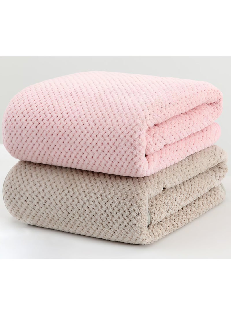 Microfiber Bath Towels, 90 x 170 cm, Set of 2, Super Soft, Highly Absorbent, Quick-Dry, Multipurpose Use Towel - Image 1
