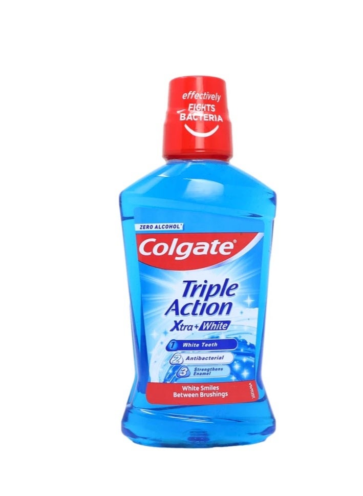 Triple Action Extra White Mouth Rinse 500ml