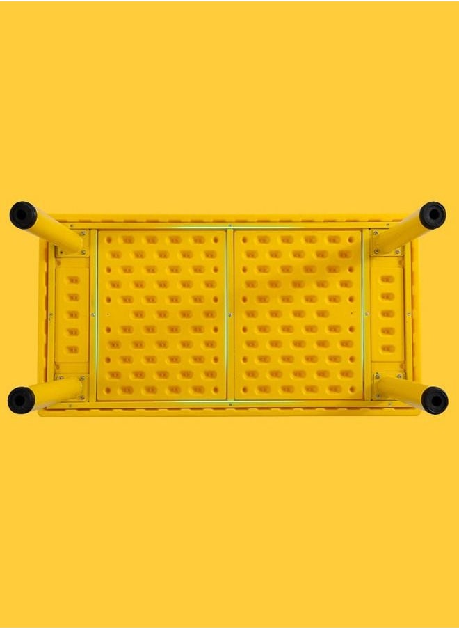 JSAITOYS - Kids Plastic Table with Removable Legs Plastic Rectangle Table - Image 1