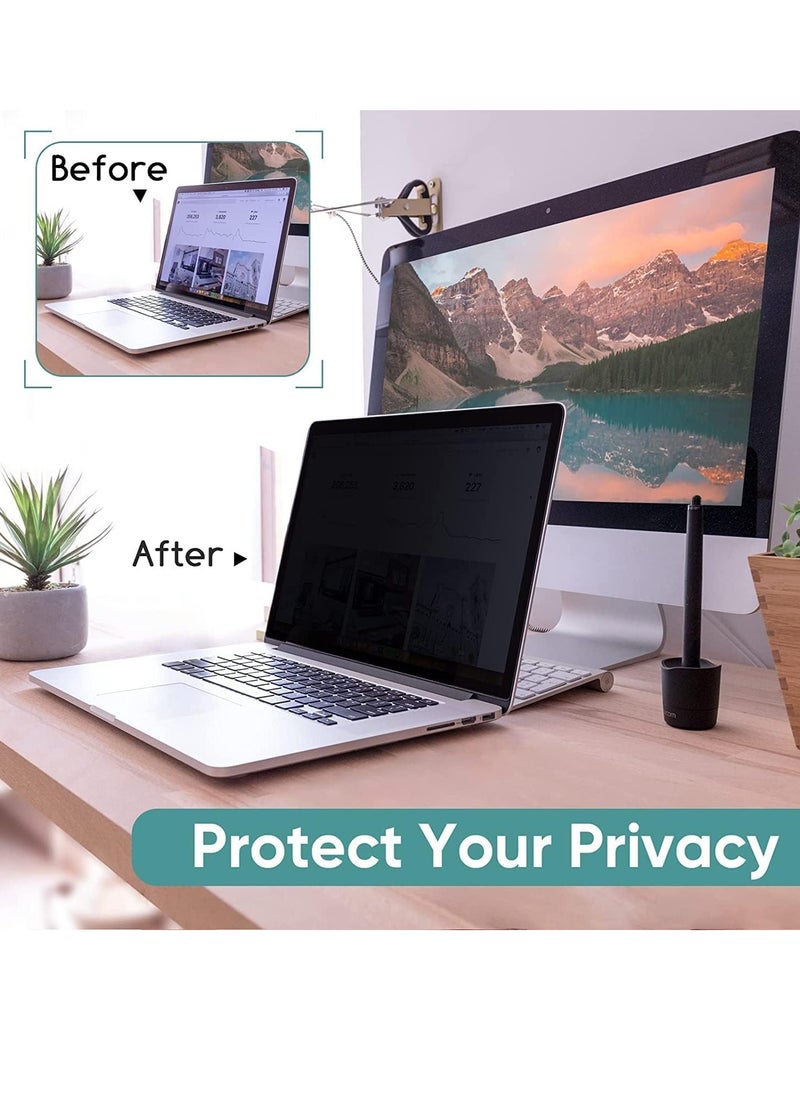 Generic - 15.6 inch Laptop Privacy Screen Protector, Removable 16:9 Aspect Privacy Filter Screen Protector for 15.6 Inch Laptop HP/ Dell/ Acer/ Samsung/Asus/ Lenovo/Toshiba - Image 1