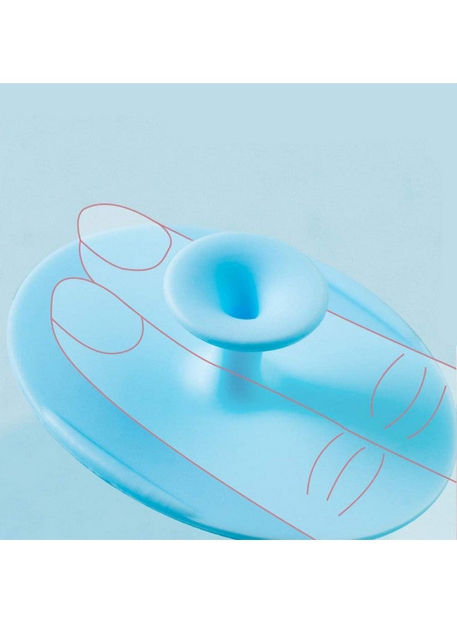 MR LION Baby Bath Brush, Baby Cradle Cap Brush, Silicone Massage Brush, Silicone Scrubbers Exfoliator Brush, Skin Scrubber Baby Essential for Dry Skin, Cradle Cap and Eczema (Small-4PCS) - Image 3