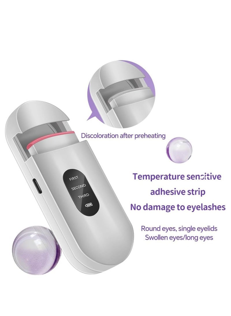 general Heated Eyelash Curler, Rechargeable Electric Eyelash Curler with LED Display, 3-Level Adjustable Temperature Professional Electric Eyelash Curlers for Stunning Lashes Long Lasting - Image 3
