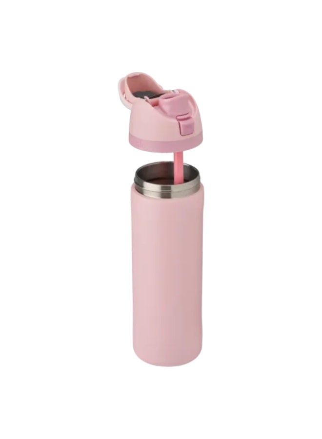 (Rose Quartz 24OZ)Insulated Stainless Steel Water Bottle With Straw For Sports Travel And School BPA Free Sports Water Bottle - view 5