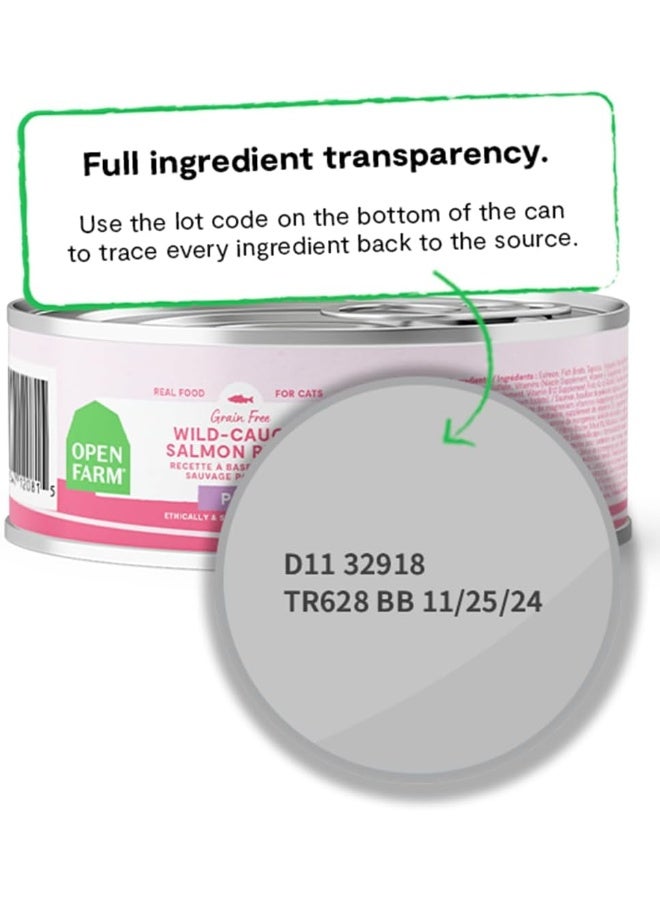 Open Farm Wild Caught Salmon Pate Wet Cat Food - 150G - Image 3