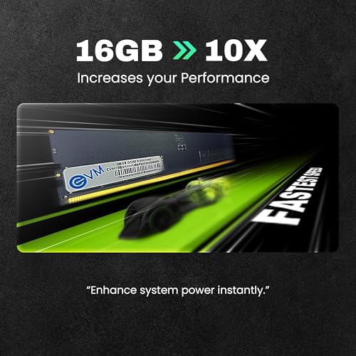 EVM 16GB DDR5 Desktop RAM Memory | 5200MHz | PC5-41600 | Long-DIMM | 288-Pin | CL19 | 1.1V Low Voltage | High Performance | Intel & AMD Compatible | 10 Year Warranty (EVMT16G5200U88P) - Image 3