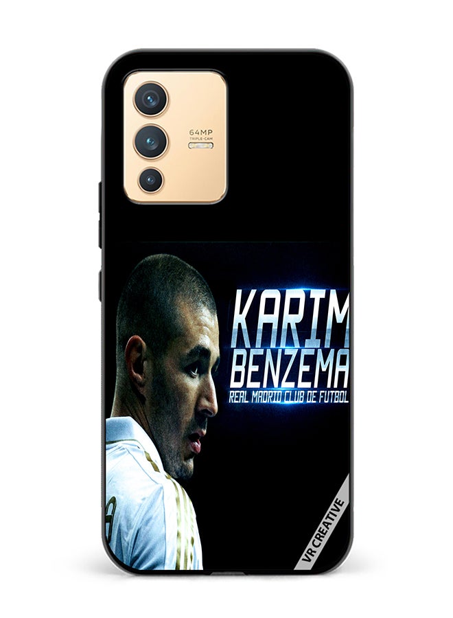 VR CREATIVE Protective Case Cover For Vivo V23 5G Benzema Design Multicolour - Image 1