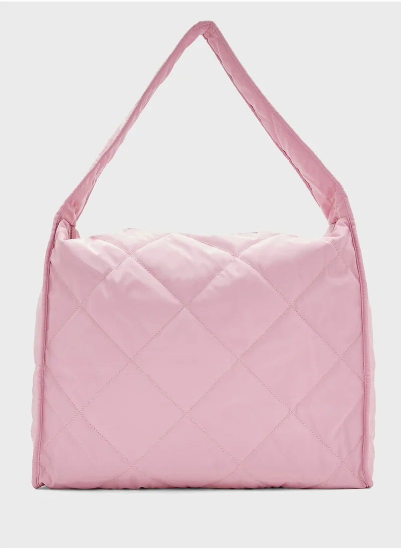 Ginger Quilted Oversized Hobo Bag