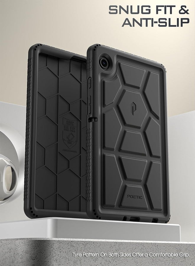 Poetic TurtleSkin Samsung Galaxy Tab A11 Plus Case + 11 Inch (2025), Heavy Duty Shockproof and Kid Friendly Silicone Case with Drop Protection - Black - Image 3
