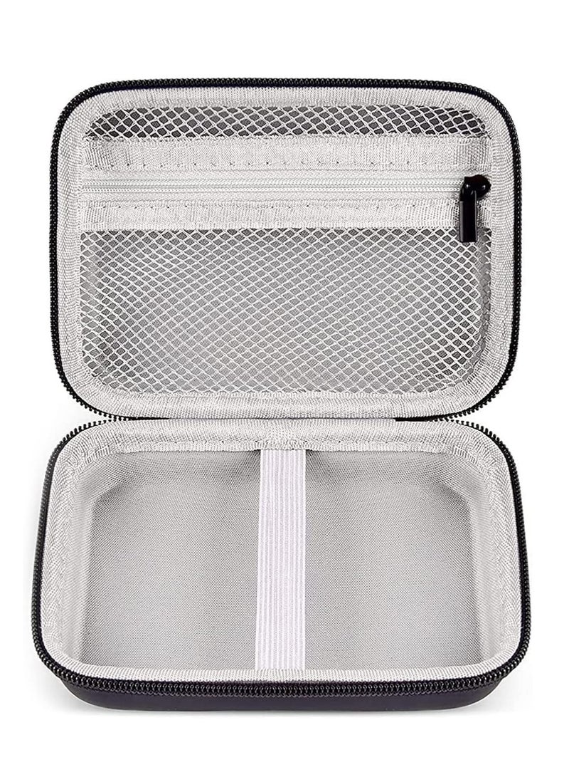 KASTWAVE Case Compatible with NIIMBOT D11 Label Maker Printer, Hard Carry Case for Labeler Makers & Labeling Tapes, Storage Bag for Phomemo D30, Canon, Mini Photo Printer & Label Paper Accessories, Black - Image 1