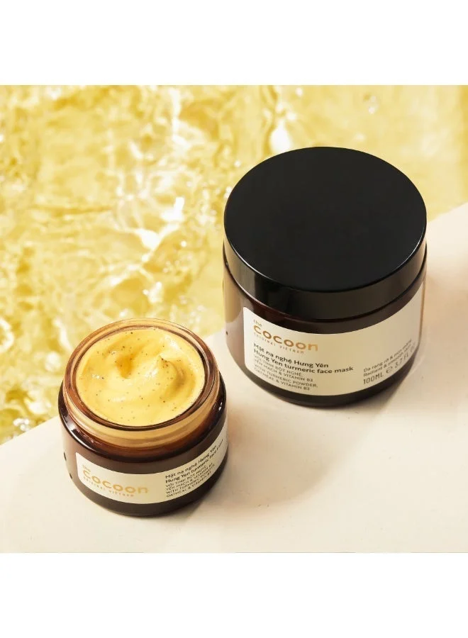 The Cocoon Original Vietnam  Hung Yen Turmeric Face Mask 30ml. Brightening Turmeric Face Mask for Glowing Skin | Remove Dark Spots & Uneven Tone | Deep Cleansing Detox Mask  | Best Price UAE