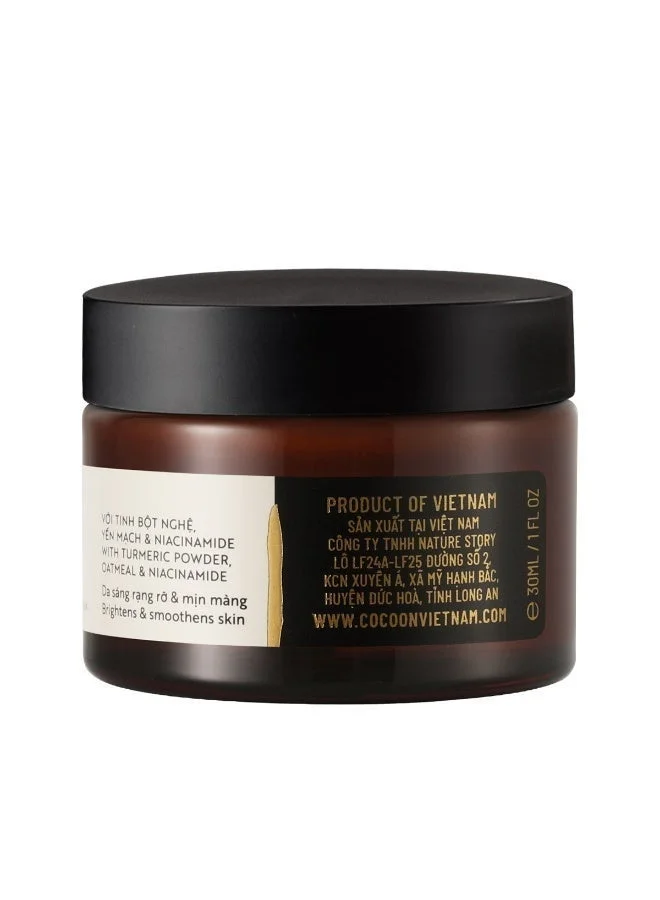 The Cocoon Original Vietnam  Hung Yen Turmeric Face Mask 30ml. Brightening Turmeric Face Mask for Glowing Skin | Remove Dark Spots & Uneven Tone | Deep Cleansing Detox Mask  | Best Price UAE