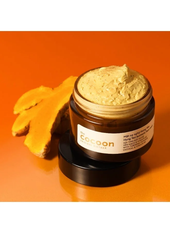 The Cocoon Original Vietnam  Hung Yen Turmeric Face Mask 30ml. Brightening Turmeric Face Mask for Glowing Skin | Remove Dark Spots & Uneven Tone | Deep Cleansing Detox Mask  | Best Price UAE
