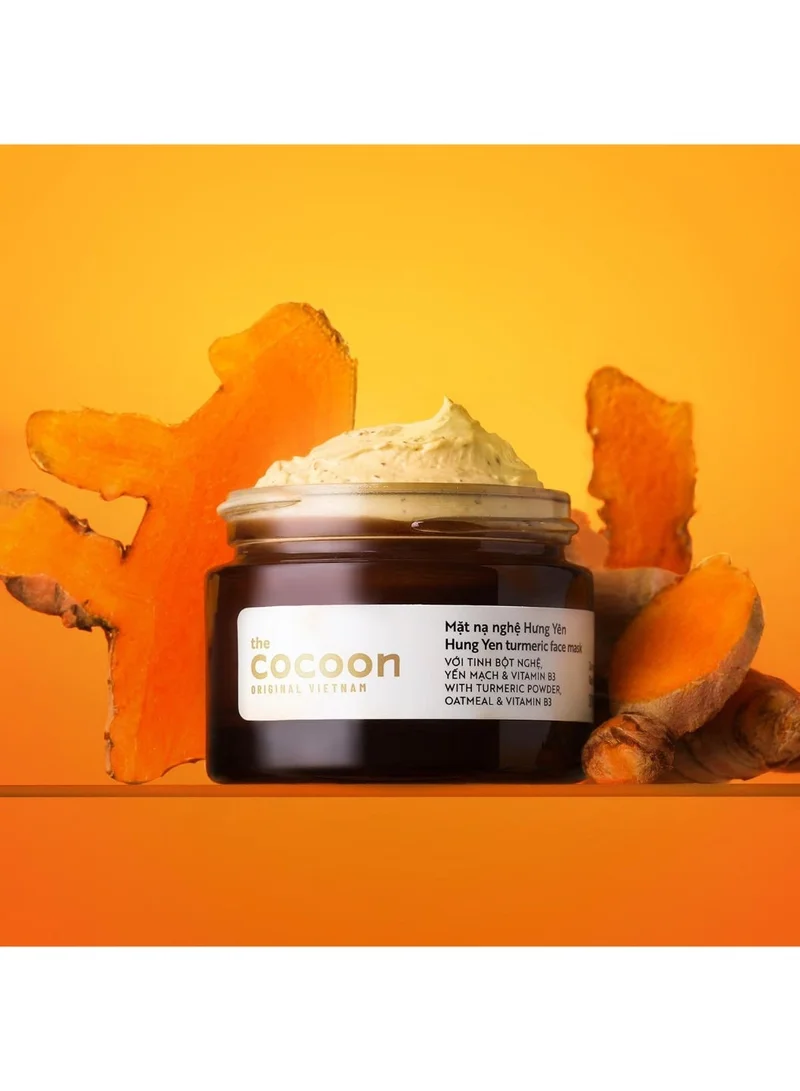 The Cocoon Original Vietnam  Hung Yen Turmeric Face Mask 30ml. Brightening Turmeric Face Mask for Glowing Skin | Remove Dark Spots & Uneven Tone | Deep Cleansing Detox Mask  | Best Price UAE