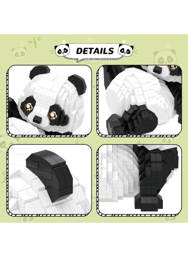 Panda Mini Building Blocks Animals Sets for Goodie Bags, 1154 PCS Micro Mini Panda Building Toy Bricks for Adults, Party Favors for Kids 12+ 14+, Birthday Gift for Boys Girls, Carnival Prizes - Image 3