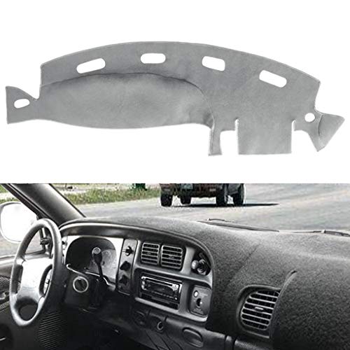 AKMOTOR Dash Cover Dashboard Cover Mat Pad for Dodge Ram 1998 1999 2000 2001 (Dark Gray) Y21 - Image 1