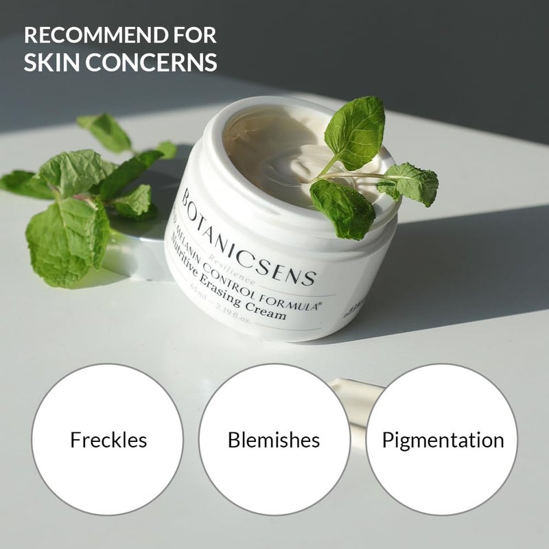 Botanicsens Dark Age Spots Corrective Facial Vegan Cream Nutritive Erasing Skin Color Control Dark Spots & Age Spots Remover Freckle Blemishes Tone Up Men and Women 65ml/2.19fl.oz - Image 5