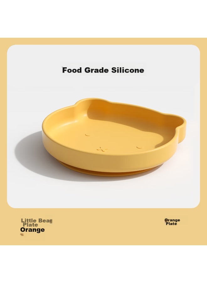 Didinika Baby Plate With Integrated Suction Cup, Shatterproof Children's Tableware, Bear-shaped Complementary Food Bowl For Infants - Image 4