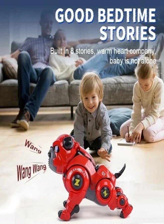 Bhavenu Interactive Robot Dog for Kids | Remote Control Rechargeable Stunt Robo Dog with Singing, Dancing, Touch Function u0026 Programmable Features | Educational Robotic Toy - Image 2