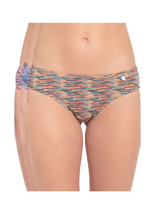 JOCKEY - Jockey 1410 Women Medium Coverage Super Combed Cotton Mid Waist Bikini with Concealed Waistband Pack of 3 - Image 1
