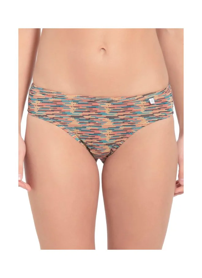 JOCKEY Jockey 1410 Women Medium Coverage Super Combed Cotton Mid Waist Bikini with Concealed Waistband Pack of 3