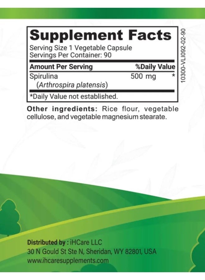 ORGANO HERB SPIRULINA 500MG CAPSULES 90S - Image 3