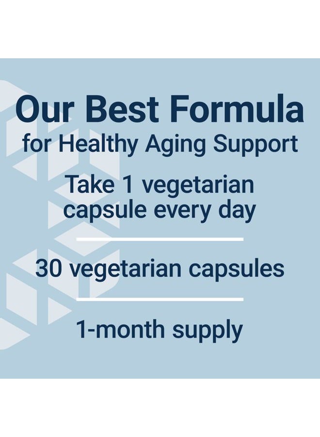 Life Extension NAD+ Cell Regenerator and Resveratrol Elite, NIAGEN nicotinamide riboside, Trans-resveratrol, quercetin, Fisetin, for Longevity, Energy, and oxidative Stress, 30 Vegetarian Capsule - Image 3