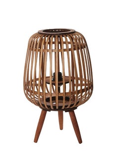 Alexa Bamboo Lantern, Brown - Small